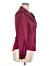 Worthington 100% Polyester Burgundy Long Sleeve Blouse Size 12 - photo 4