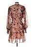 o.p.t 100% Polyester Paisley Brown Cocktail Dress Size L - photo 2