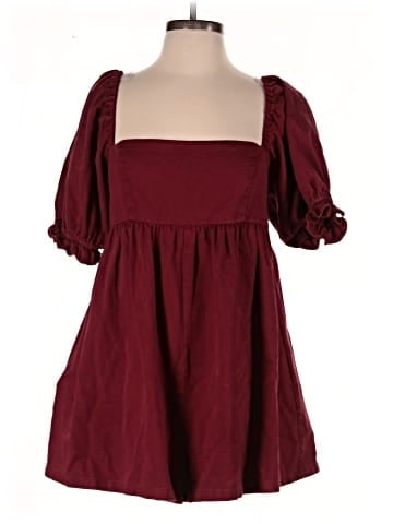 Olivaceous Casual Dress (view 1)