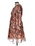 o.p.t 100% Polyester Paisley Brown Cocktail Dress Size L - photo 5