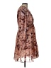 o.p.t 100% Polyester Paisley Brown Cocktail Dress Size L - photo 4