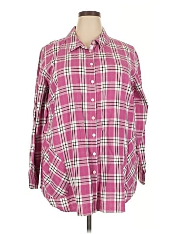 Joan Rivers 3/4 Sleeve Button-Down Shirt (view 1)