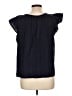 Gap 100% Cotton Black Short Sleeve Blouse Size L - photo 2
