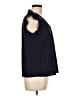 Gap 100% Cotton Black Short Sleeve Blouse Size L - photo 4