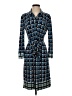 Donna Morgan Tweed Blue Cocktail Dress Size 4 - photo 1