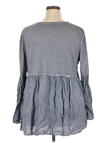 She + Sky Long Sleeve Blouse (view 2)