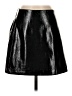 Express Metallic Black Faux Leather Skirt Size 4 - photo 1