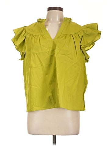 Marc New York Andrew Marc Short Sleeve Blouse (view 1)