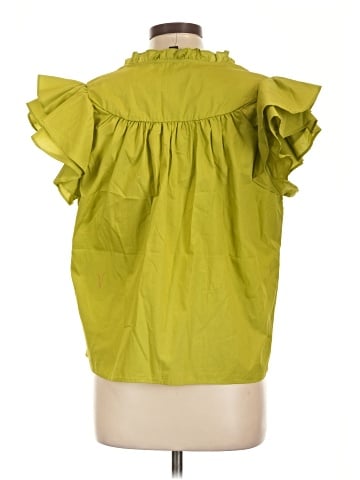 Marc New York Andrew Marc Short Sleeve Blouse (view 2)