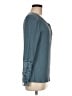 Naggoo Teal Long Sleeve Top Size M - photo 4