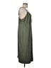 Unbranded Solid Green Casual Dress Size L - photo 4