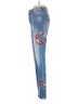 Express Floral Blue Jeans Size 0R - photo 5