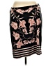 M.S.S.P. Print Black Casual Skirt Size L - photo 2