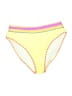 Popvil Color Block Yellow Swimsuit Bottoms Size L - photo 1