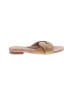 Eric Javits Gold Sandals Size 6 - photo 1