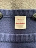 Hanna Andersson 100% Cotton Argyle Blue Pullover Sweater Size 12 - photo 3