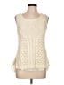 Moth Ivory Sleeveless Blouse Size L - photo 1