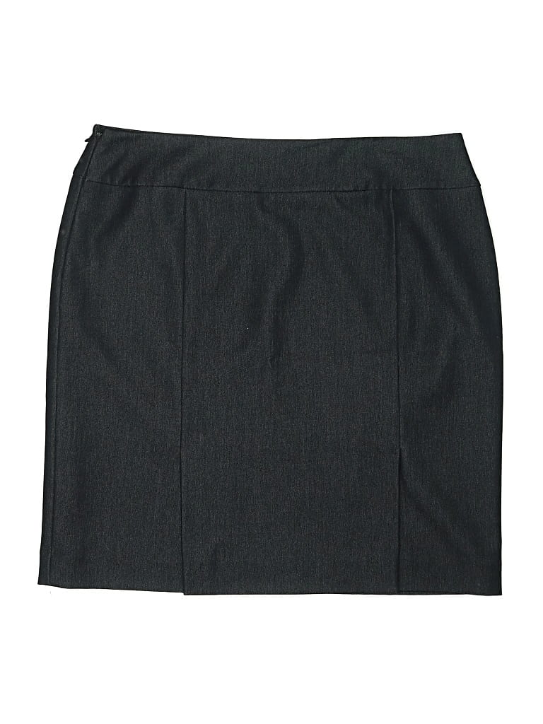 Pre-owned Alex Marie Formal Skirt In Gray