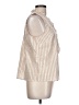 Talbots Stripes Ivory Sleeveless Button-Down Shirt Size L - photo 4