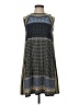 Max Studio Print Blue Casual Dress Size S - photo 1