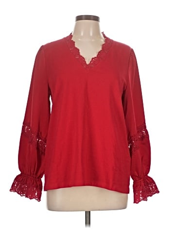 Chico's 3/4 Sleeve T-Shirt (view 1)