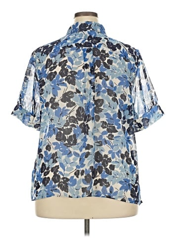 Chaps Short Sleeve Blouse (view 2)