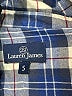 Lauren James Plaid Blue Long Sleeve Button-Down Shirt Size S - photo 7