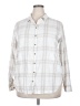 Jachs Girlfriend Plaid Ivory Long Sleeve Button-Down Shirt Size XXL - photo 1