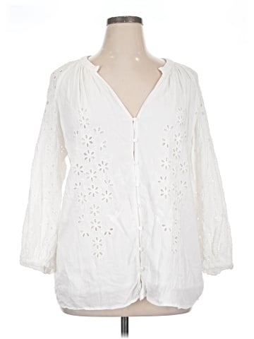 Jade by Johnny Was 3/4 Sleeve Blouse (view 1)