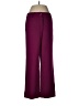 Talbots Color Block Burgundy Casual Pants Size 6 - photo 1