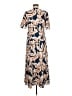 Assorted Brands Print Blue Casual Dress Size M - photo 2