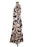 Assorted Brands Print Blue Casual Dress Size M - photo 5