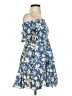 Zara Tropical Blue Cocktail Dress Size XS - photo 4