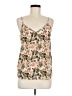 Shein 100% Polyester Tan Ivory Tank Top Size 6 - photo 1