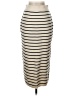 Unbranded Stripes Ivory Casual Skirt Size S - photo 1