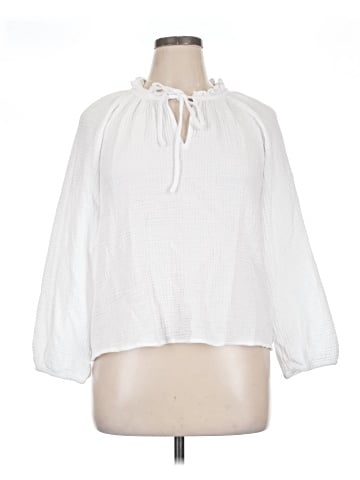 J.Crew Factory Store 3/4 Sleeve Blouse (view 1)