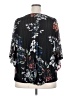 Vintage Rose Black 3/4 Sleeve Blouse Size 2X - photo 2