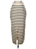 Unbranded Stripes Ivory Casual Skirt Size S - photo 2