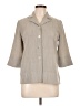 Woolworths 100% Polyester Gray 3/4 Sleeve Blouse Size 10 - photo 1
