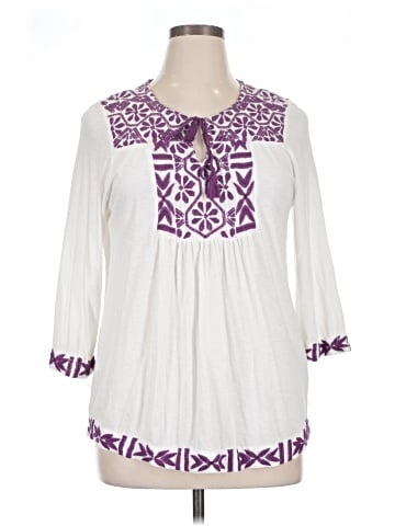 Lucky Brand 3/4 Sleeve Blouse (view 1)