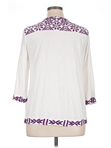 Lucky Brand 3/4 Sleeve Blouse (view 2)