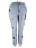 Hot Topic Hearts Blue Jeans Size 19 - photo 1