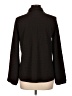 Anne Klein Houndstooth Black Long Sleeve Blouse Size L - photo 2