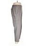 Apana Solid Gray Active Pants Size L - photo 4