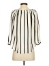 Express Outlet 100% Polyester Ivory 3/4 Sleeve Blouse Size S - photo 2