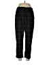 Topshop 100% Polyester Plaid Black Casual Pants Size 10 - photo 1
