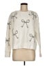 Jane and Delancey Graphic Ivory White Pullover Sweater Size M - photo 1