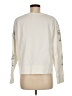 Jane and Delancey Graphic Ivory White Pullover Sweater Size M - photo 2