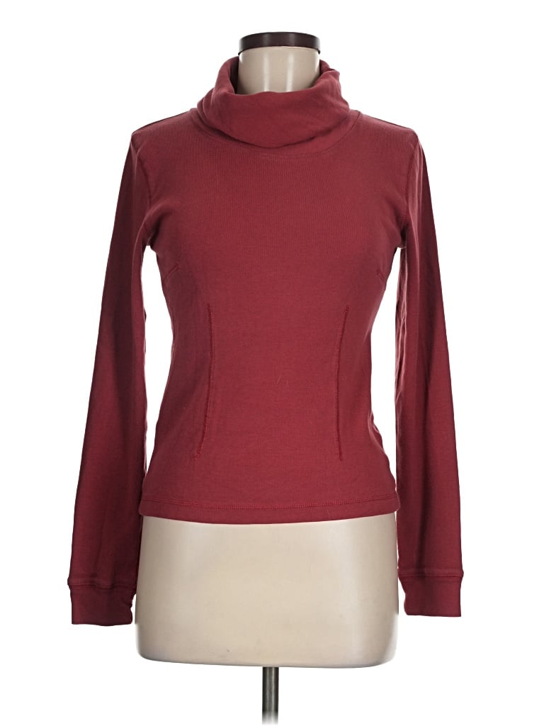 Pre-owned Jcrew Turtleneck Sweater In Burgundy
