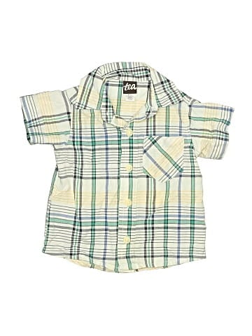 Tea Short Sleeve Button-Down Shirt (view 1)